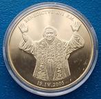 Penning Vaticaan 2005 Benedictus XVI P.M., Postzegels en Munten, Verzenden, Overige materialen, Buitenland