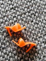 Oranje Barbie spikes- Vintage japan, Ophalen of Verzenden, Gebruikt