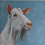 Grote witte geit .uit eigen werk, Ophalen of Verzenden