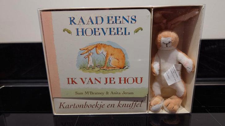 Hazeltje Kartonboekje en knuffel NIEUW, Boeken, Prentenboeken en Plaatjesalbums, Nieuw, Ophalen of Verzenden