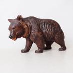 Oude houten beer gemaakt in het Zwarte Woud (17cm), Antiek en Kunst, Ophalen of Verzenden