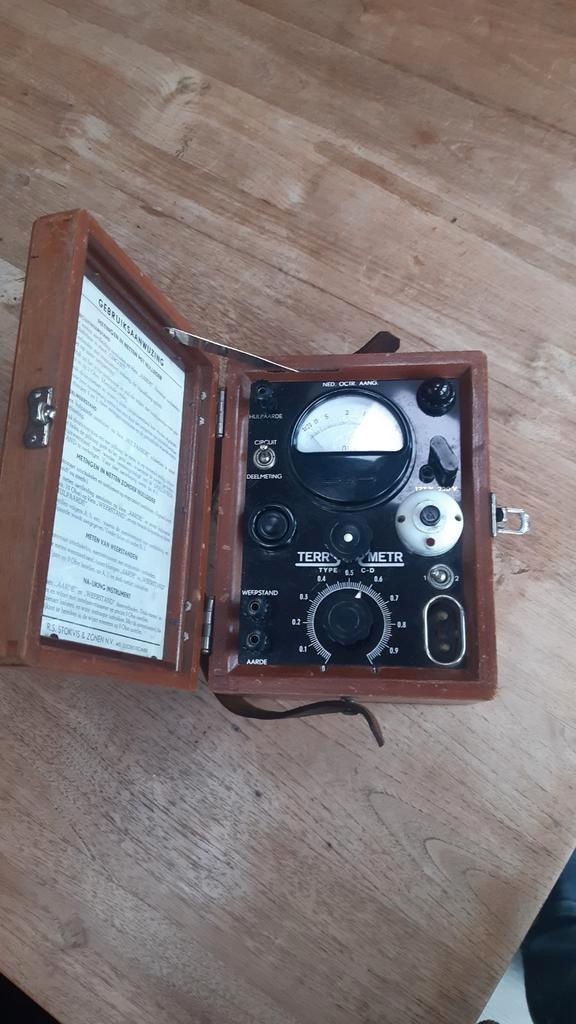 Vintage Terrometer Stokvis ca. 1950., Antiek en Kunst, Antiek | Gereedschap en Instrumenten, Ophalen