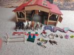 Schleich manege, paarden en toebehoren, Ophalen of Verzenden, Zo goed als nieuw, Jongen of Meisje