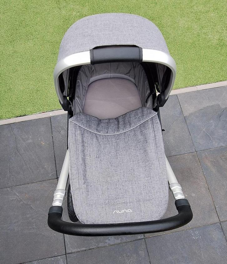 Nuna Kinderwagen -, Kinderen en Baby's, Kinderwagens en Combinaties, Gebruikt, Kinderwagen, Overige merken, Verstelbare duwstang