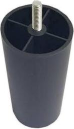 Boxspring poten zwart M8 /12cm hoog (set van 6 stuks)nieuw., Ophalen of Verzenden, Nieuw, Tweepersoons, Zwart