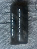 HDMI 4x1 Switch Audio Extractor - 4K Ultra HD, Ophalen of Verzenden, Gebruikt