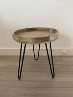 Leuke ronde bijzettafel van de intratuin H45 D40, Ophalen, Zo goed als nieuw, Rond, Minder dan 55 cm