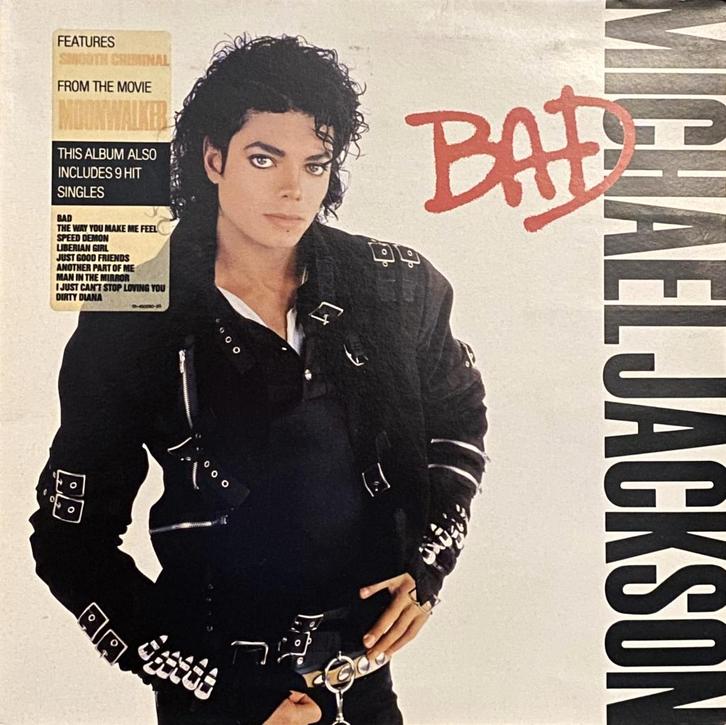 Michael Jackson - BAD @1987, Cd's en Dvd's, Vinyl | Pop, Zo goed als nieuw, 1980 tot 2000, 12 inch, Ophalen of Verzenden