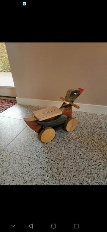 Houten Loopfiets Eend beschikbaar voor biedingen