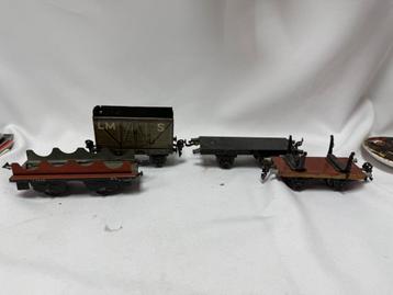 Lot 4x wagons modeltrein Germany Marklin H0 7802 beschikbaar voor biedingen