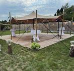 Te huur! Stretchtent 7x7m inclusief verlichting, Ophalen of Verzenden, 8 meter of meer