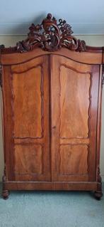 kast antieke kast met kuif kuifkast, Huis en Inrichting, Ophalen, Gebruikt