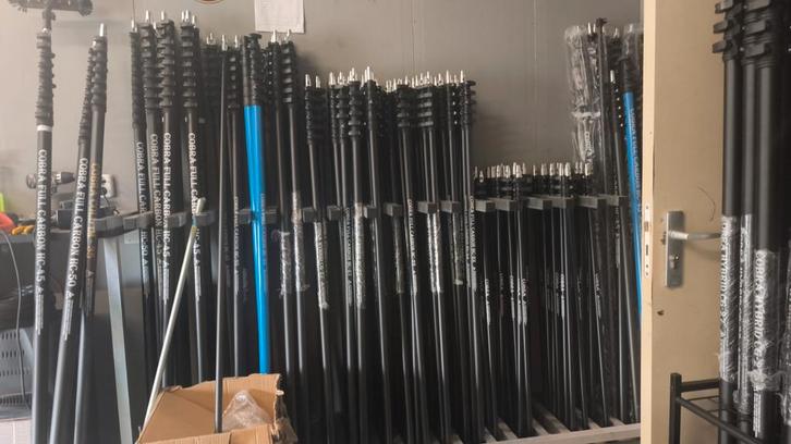 Tuckerpole stellen winkel nergens goedkoper 10 meter Full ca, Huis en Inrichting, Schoonmaakartikelen, Ophalen of Verzenden