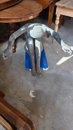 Antiek art deco massief bronzen salon tafel, Antiek en Kunst, Ophalen