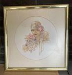 Schilderij sara moon 38x38 cm, Huis en Inrichting, Ophalen, Minder dan 50 cm, Nieuw, Schilderij