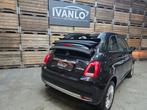 Fiat 500c 1.0 Hybrid Dolcevita Climate Control Leder Carplay, Voorwielaandrijving, Gebruikt, 4 stoelen, Zwart