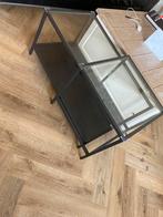 2delige glazen salontafel, 100 tot 150 cm, Minder dan 50 cm, Rechthoekig, 50 tot 100 cm