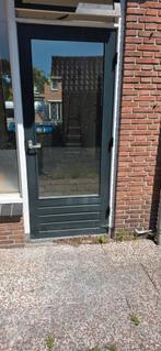 Tuindeur hardhout en Binnendeuren massief vurenhout., Doe-het-zelf en Verbouw, Deuren en Horren, Gebruikt, 80 tot 100 cm, Binnendeur