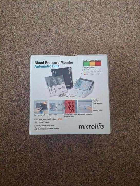 Microlife BP A100 Plus, Sport en Fitness, Gezondheidsproducten en Wellness, Nieuw, Overige typen, Verzenden