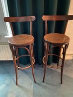 Barkrukken plantentafel vintage thonet 2 stuks, Huis en Inrichting, Barkrukken, Ophalen, Gebruikt