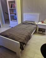 Stoer bed voor meiden, beachlook 90*200 met nachtkastje, Huis en Inrichting, Slaapkamer | Bedden, Ophalen, 90 cm, Eenpersoons