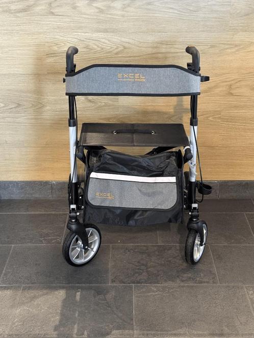 Rollator Excel 3-Motion zeer compact opvouwbaar en stabiel, Diversen, Rollators, Nieuw, Lichtgewicht, Opvouwbaar, Ophalen of Verzenden