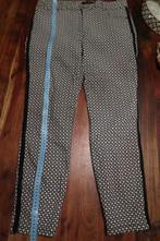 Mila sarve prachtige stretch broek met kanten bies 44, Zwart, Maat 42/44 (L), Ophalen of Verzenden, Zo goed als nieuw