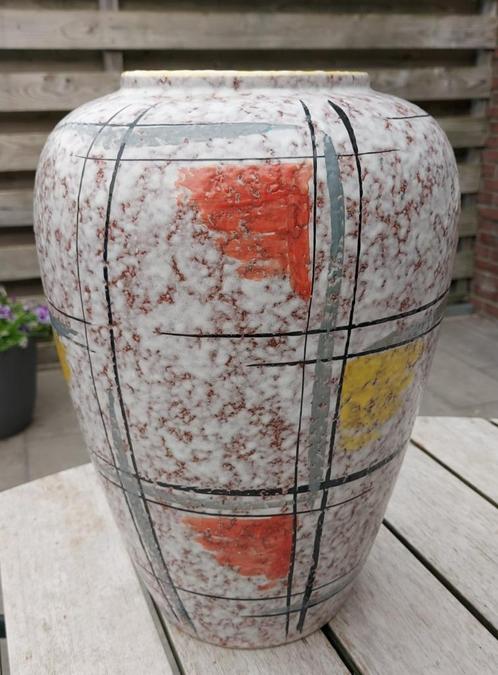Prachtige grote vintage Scheurich West Germany vaas., Verzamelen, Retro, Huis en Inrichting, Ophalen of Verzenden