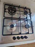 Bosch gaskookplaat – 4 pitten – RVS – 60 cm, Ophalen, Gebruikt, 4 kookzones, Gas