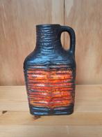 Vintage West Germany vaas Carstens Tonnieshof, Gebruikt, Overige kleuren, Aardewerk of Porselein, Ophalen of Verzenden