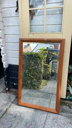 Grote grenen spiegel, Ophalen, Zo goed als nieuw, Minder dan 100 cm, Rechthoekig