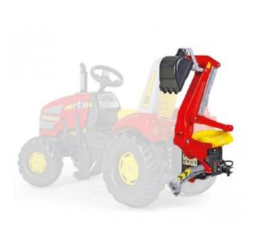 Rolly Toys 409327 - Graafmachine rood ( tractor en Unimog ) beschikbaar voor biedingen