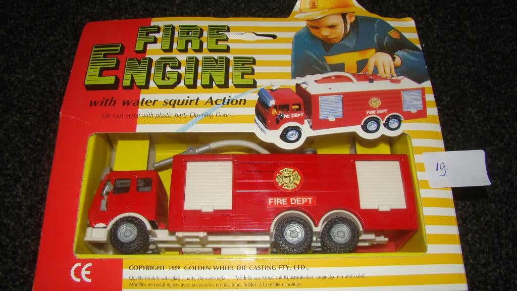 Brandweerauto met werkend waterkanon nieuw (19), Ophalen of Verzenden, Nieuw, Bus of Vrachtwagen