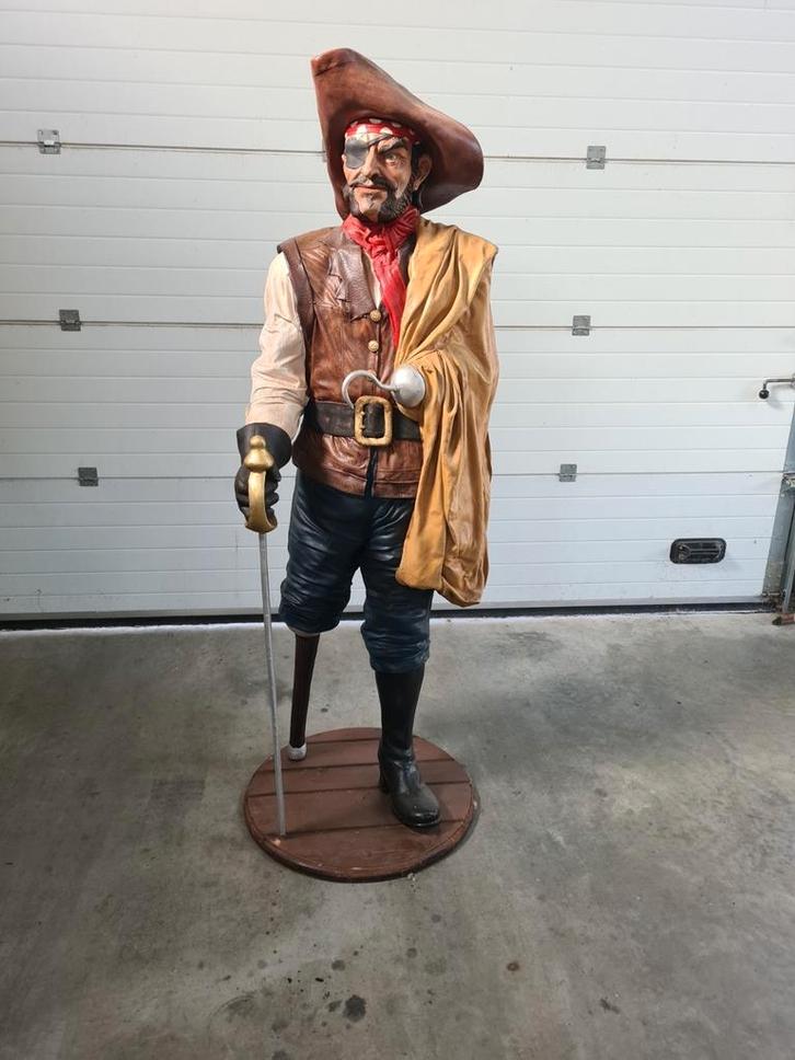 Piraten,Piraten beelden,lifesize beelden,levensgrote beelden, Verzamelen, Beelden en Beeldjes, Zo goed als nieuw, Ophalen