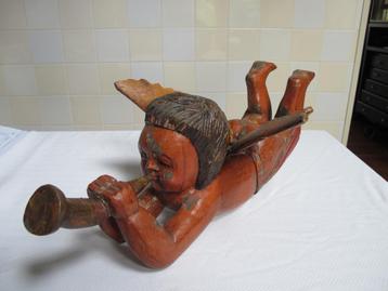 houten engel antiek beschikbaar voor biedingen