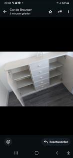 Mooi Dressoir Essen Fineer - Gebroken Wit, Huis en Inrichting, Kasten | Dressoirs, Ophalen, Gebruikt, 100 tot 150 cm, Modern