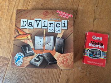 Unieke spellen: Da Vinci code en media Kwartet beschikbaar voor biedingen