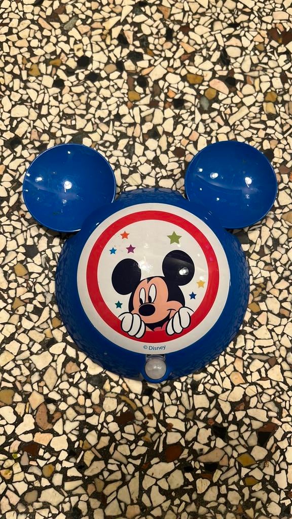 Mickey Mouse nachtlampje met bewegingssensor, Ophalen of Verzenden, Zo goed als nieuw, Lamp