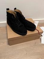 Christian louboutin black suede maat 44, Kleding | Heren, Schoenen, Ophalen of Verzenden, Zo goed als nieuw, Zwart