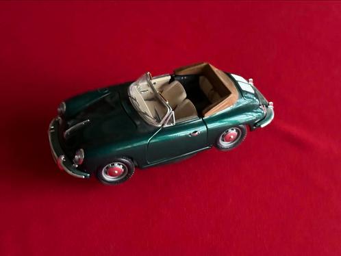 BBurago Porsche 356 B Cabriolet 1961 1:18 + org. standaard, Hobby en Vrije tijd, Modelauto's | 1:18, Zo goed als nieuw, Bburago