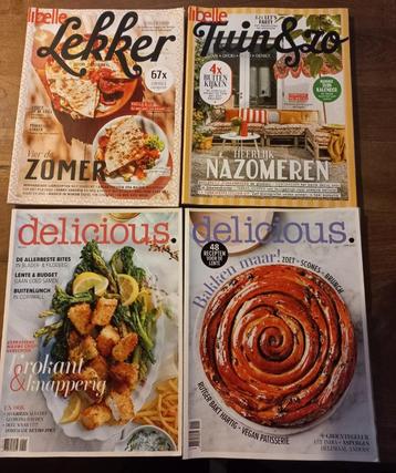 Tijdschriften: Libelle Lekker, Tuin & Zo, Delicious beschikbaar voor biedingen