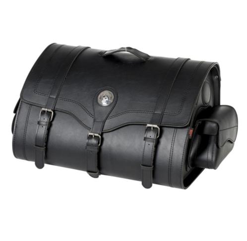 Topkoffer Highway Hawk "Memphis Large" Zwart kunstleer 67L, Motoren, Accessoires | Koffers en Tassen, Nieuw, Ophalen of Verzenden