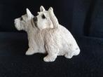 Mooi beeldje van West Highland White Terriërs  /  Westies, Ophalen of Verzenden, Zo goed als nieuw, Dier