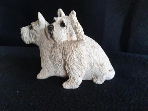 Mooi beeldje van West Highland White Terriërs  /  Westies, Verzamelen, Beelden en Beeldjes, Zo goed als nieuw, Dier, Ophalen of Verzenden