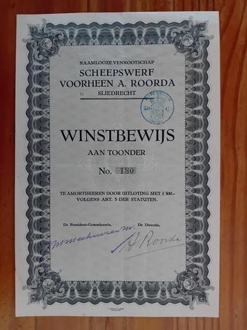 Scheepswerf voorheen A.Roorda - Sliedrecht beschikbaar voor biedingen