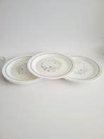 Izgs set van 5 Pyrex borden bord met bloemetjes brocante, Ophalen of Verzenden
