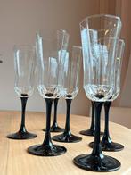 7 franse champagne - wijnglazen jaren 80 - 90, Verzamelen, Glas en Borrelglaasjes, Ophalen of Verzenden, Zo goed als nieuw, Overige typen