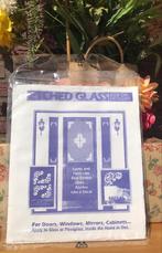 Etched glass Rub on Designs - Deco voor raam deur spiegel, Huis en Inrichting, Woonaccessoires | Overige, Ophalen of Verzenden