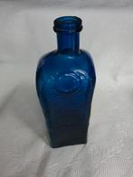 Blauw fles, Antiek en Kunst, Ophalen of Verzenden