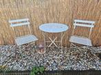 Leuk 3-delig bistro setje, Tuin en Terras, Overige materialen, Gebruikt, Tuinset, Eettafel